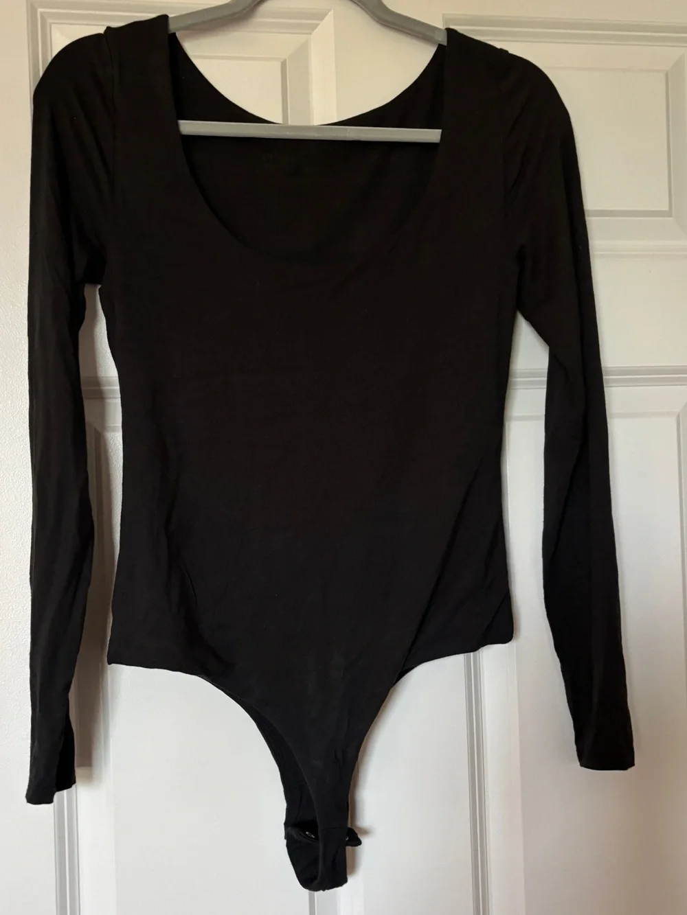 J. Crew Black Form Knit Short Sleeve Tee
